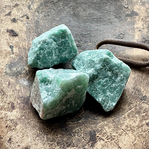 aventurijn groen brok klein ruw brokje