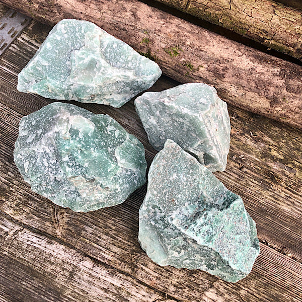 aventurijn groen groot xl ruw brok mineralen rust