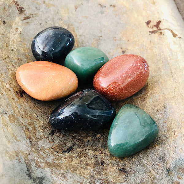 aventurijn trommelsteen groen oranje blauw edelstenen mineralen winkel