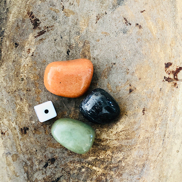 aventurijn trommelsteen groen oranje blauw edelstenen mineralen winkel