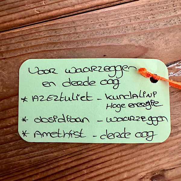 azeztuliet obsidiaan amethist ruw brokje trommelsteen setje edelstenen mineralen winkel