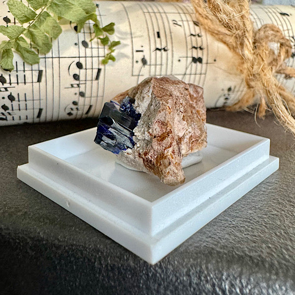 azuriet moedergesteente gekristalliseerd nr1 edelstenenmineralenwinkel