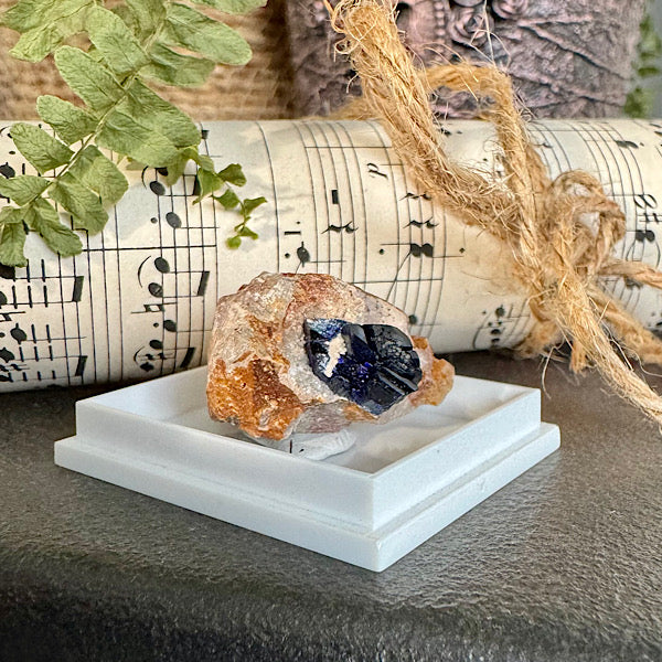 azuriet moedergesteente gekristalliseerd nr1 edelstenenmineralenwinkel