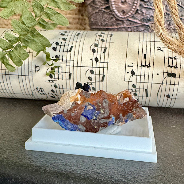 azuriet moedergesteente gekristalliseerd nr3 edelstenenmineralenwinkel