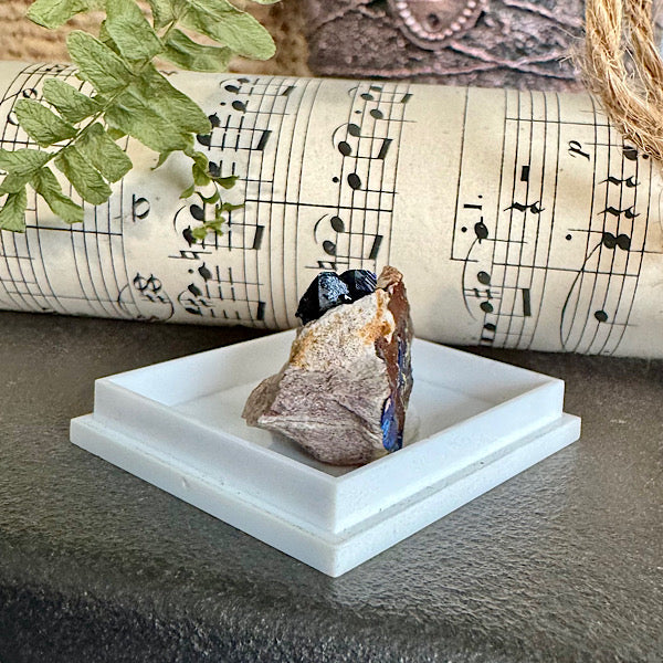 azuriet moedergesteente gekristalliseerd nr3 edelstenenmineralenwinkel