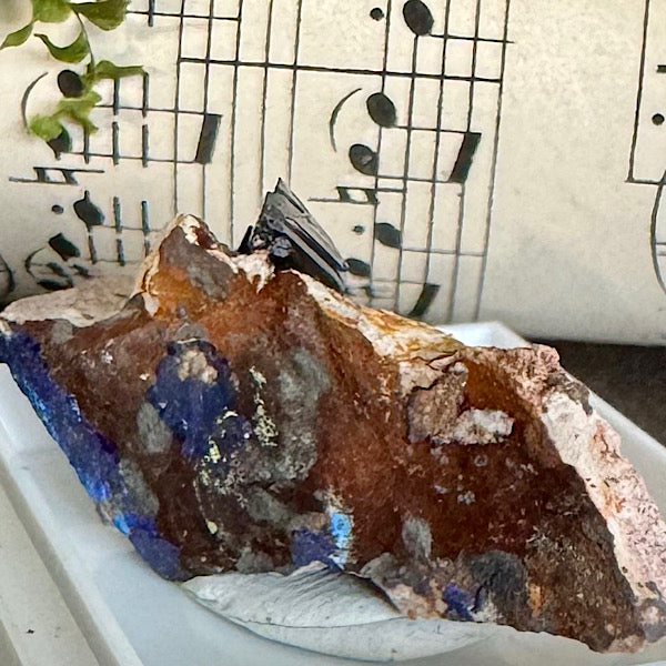 azuriet moedergesteente gekristalliseerd nr3 edelstenenmineralenwinkel