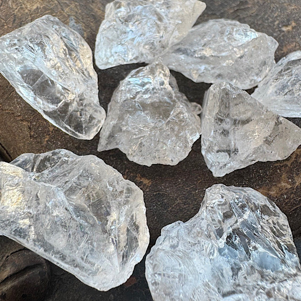 bergkristal brokje klein ruw