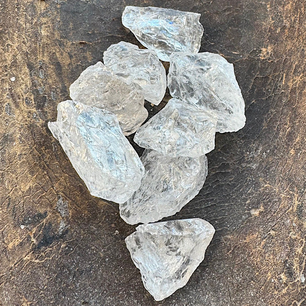 bergkristal brokje klein ruw