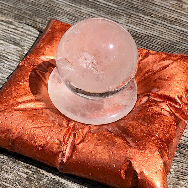 bergkristal donut gepolijst helder krachtig energie healers