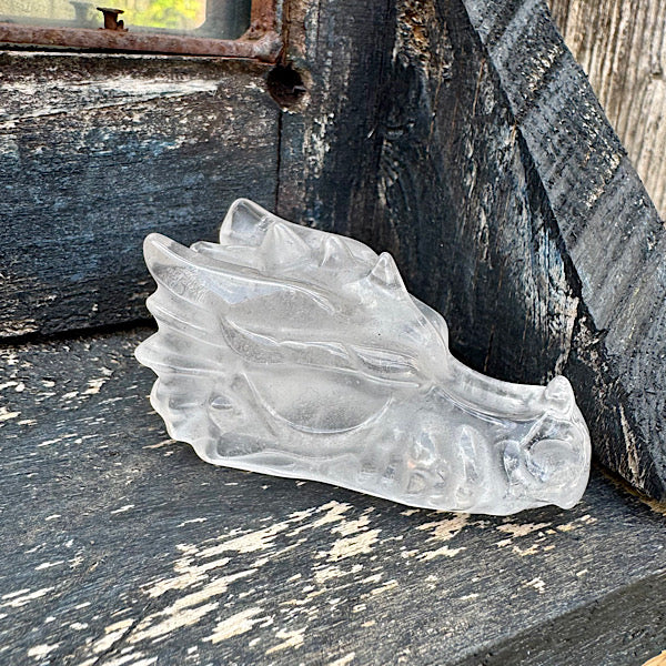 bergkristal draken schedel dragon skull A