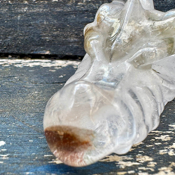 bergkristal draken schedel dragon skull B