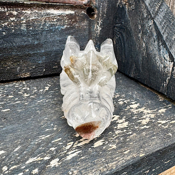 bergkristal draken schedel dragon skull B