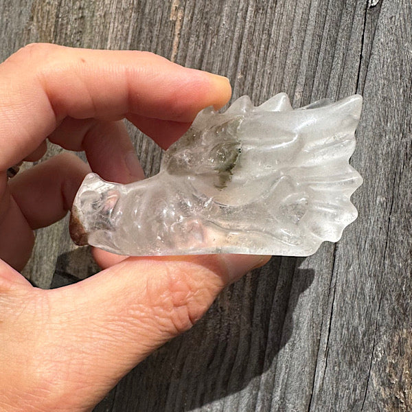 bergkristal draken schedel dragon skull B