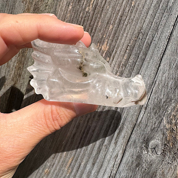 bergkristal draken schedel dragon skull B