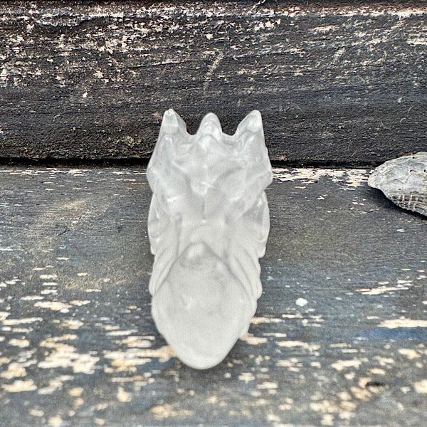 bergkristal draken schedel dragon skull klein 16