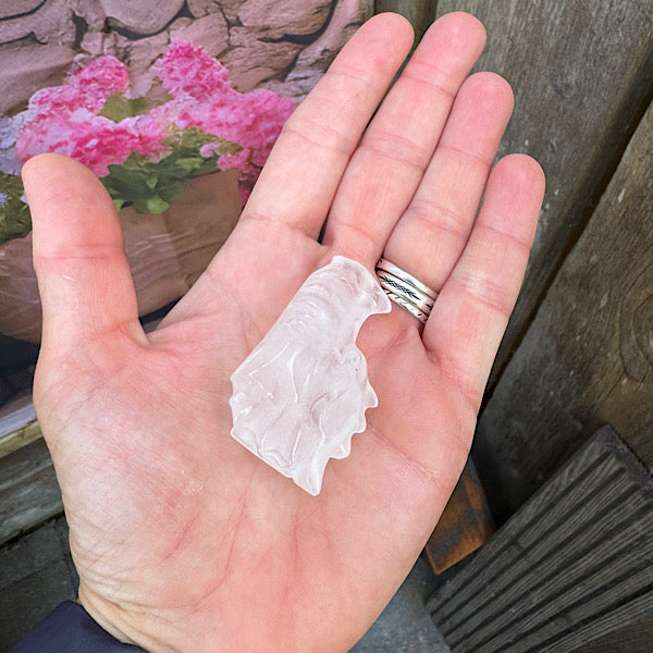 bergkristal draken schedel dragon skull klein