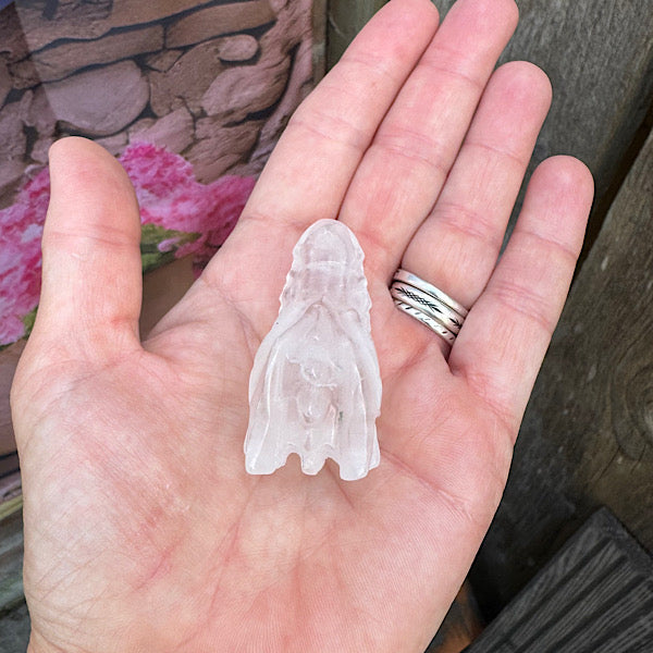 bergkristal draken schedel dragon skull klein