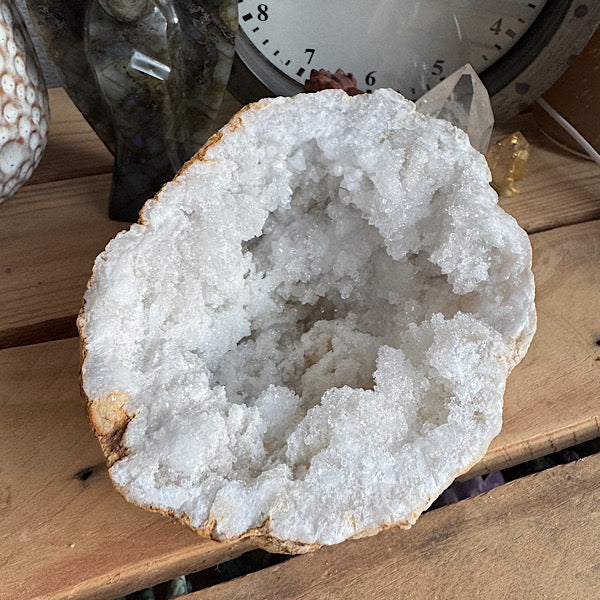 bergkristal geode ruw marokko
