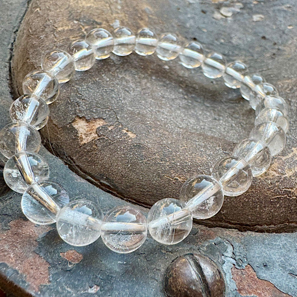 bergkristal helder armband kralen sieraad