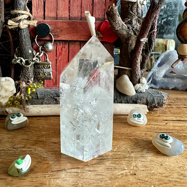 bergkristal punt gepolijst nr1 obelisk edelstenen mineralen winkel