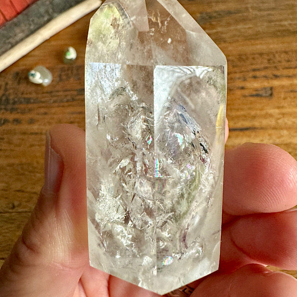 bergkristal punt gepolijst nr1 obelisk edelstenen mineralen winkel