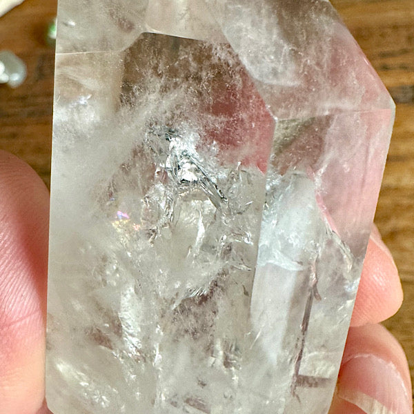 bergkristal punt gepolijst nr1 obelisk edelstenen mineralen winkel