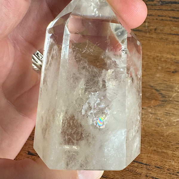 bergkristal punt gepolijst nr2 obelisk edelstenen mineralen winkel