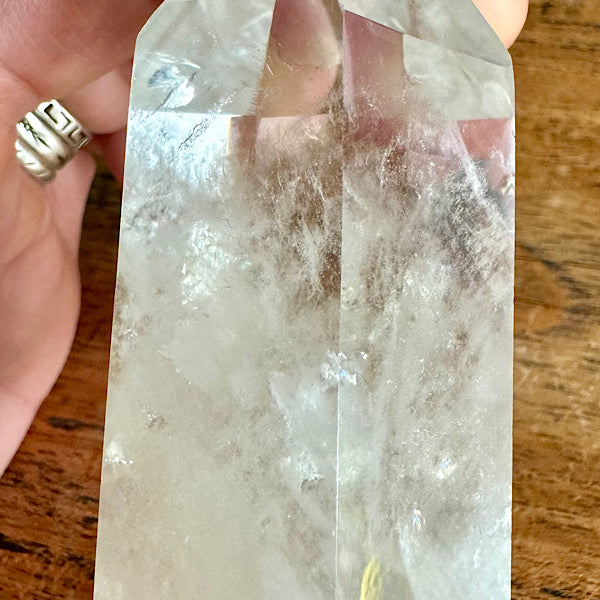 bergkristal punt gepolijst nr2 obelisk edelstenen mineralen winkel