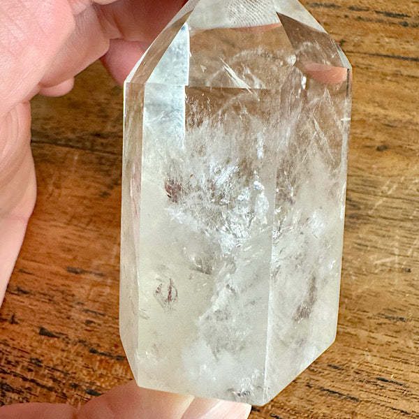 bergkristal punt gepolijst nr2 obelisk edelstenen mineralen winkel