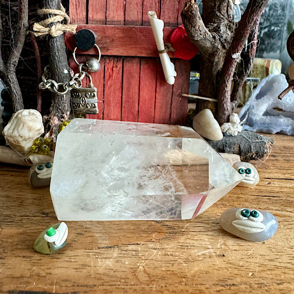 bergkristal punt gepolijst nr2 obelisk edelstenen mineralen winkel