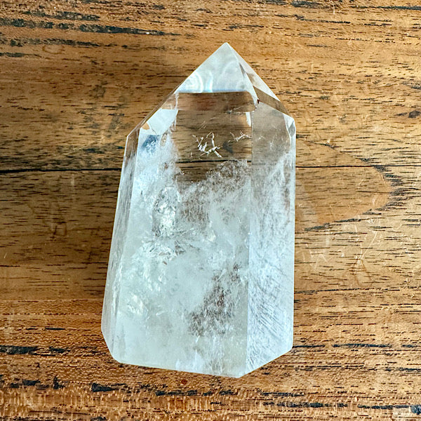 bergkristal punt gepolijst nr2 obelisk edelstenen mineralen winkel