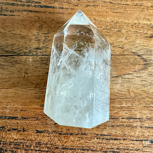 bergkristal punt gepolijst nr2 obelisk edelstenen mineralen winkel