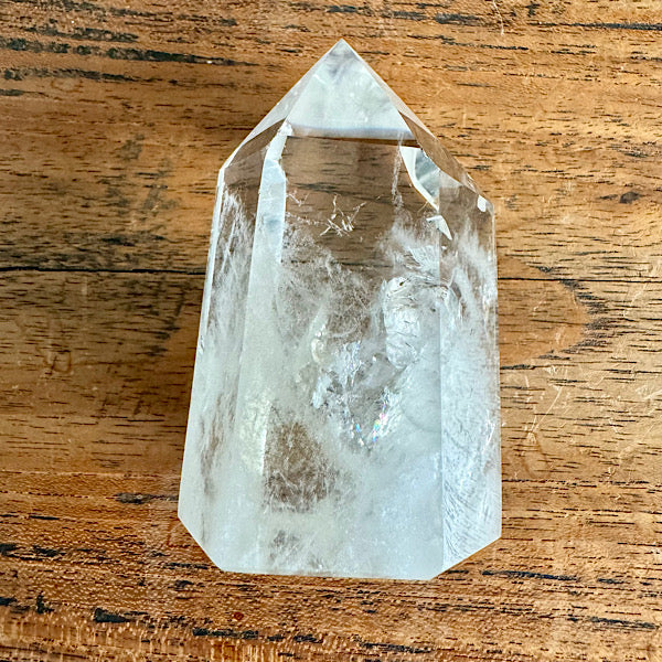 bergkristal punt gepolijst nr2 obelisk edelstenen mineralen winkel