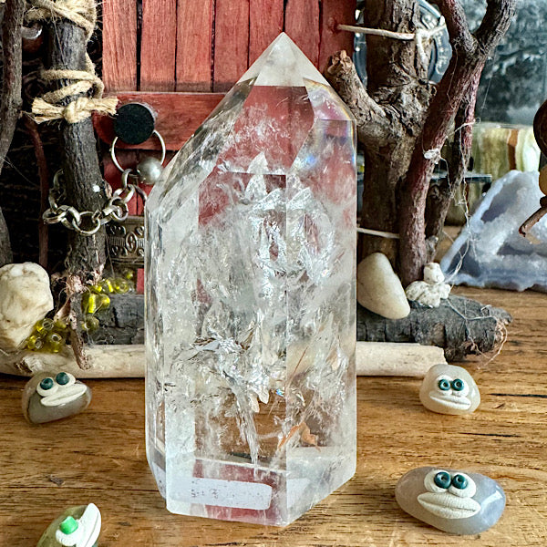 bergkristal punt gepolijst nr3 obelisk edelstenen mineralen winkel