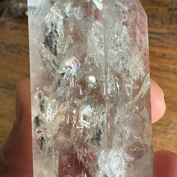 bergkristal punt gepolijst nr3 obelisk edelstenen mineralen winkel