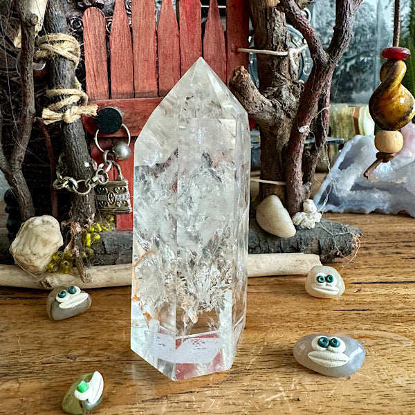 bergkristal punt gepolijst nr3 obelisk edelstenen mineralen winkel