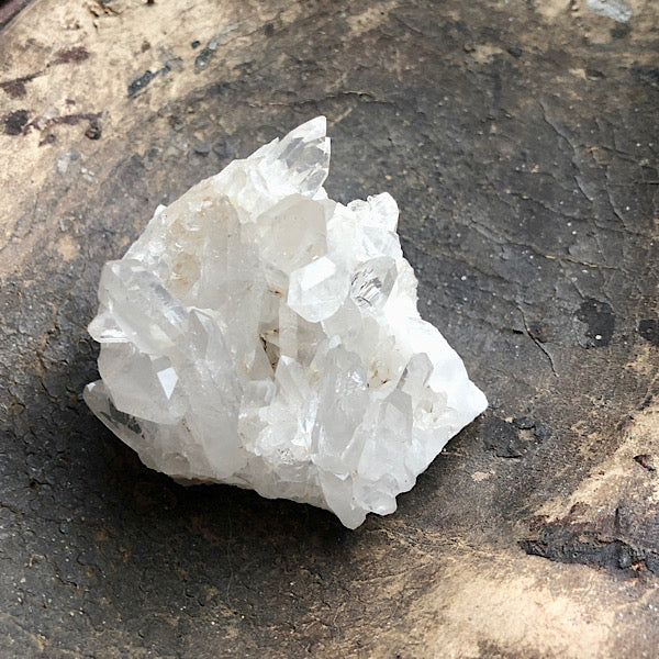 bergkristal ruw cluster mineralen energie