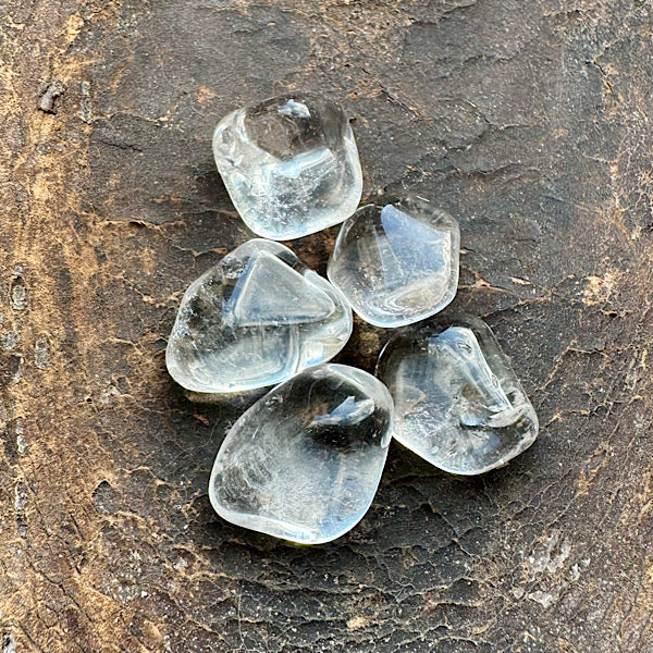 bergkristal trommelsteen helder brazilië