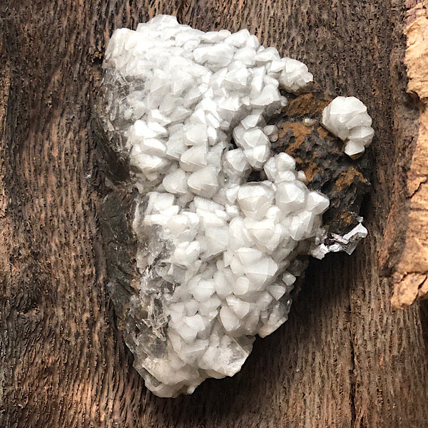 calciet ruw wit spanje de schatkamer mineralen