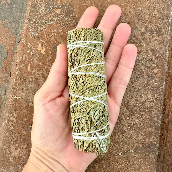 ceder smudge salie stick edelstenen mineralen winkel wierook