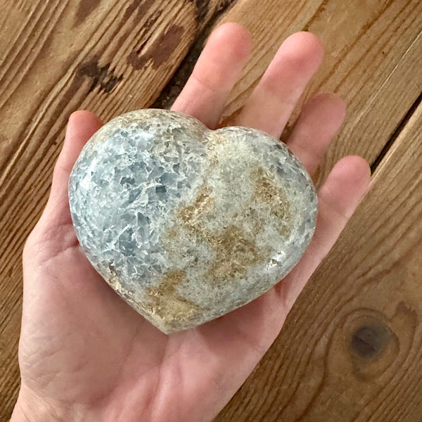 celestien coelestien hart ruw A celestiet blauw mineralen