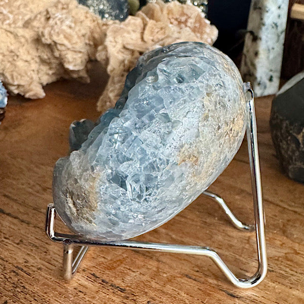 celestien coelestien hart ruw A celestiet blauw