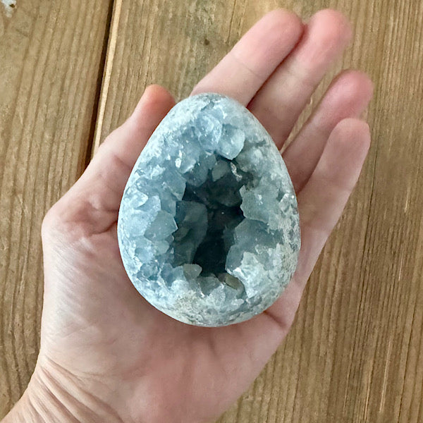 celestien ruw blauw engelen steen ei kristallen