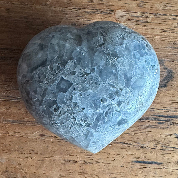 celestien ruw hart Madagaskar D blauwe kristallen
