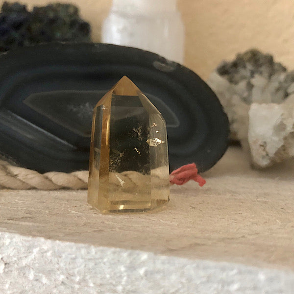 citrien gepolijst punt klein edelstenen mineralen winkel kristallen