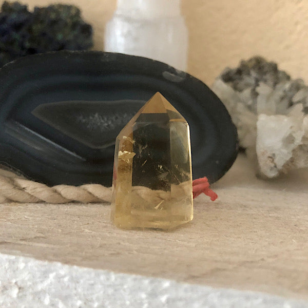 citrien gepolijst punt klein edelstenen mineralen winkel kristallen