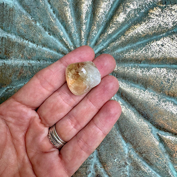 citrien trommelsteen kwarts edelstenen mineralen winkel