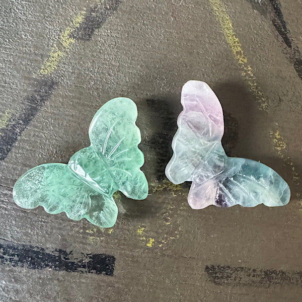 fluoriet edelstenen vlinders