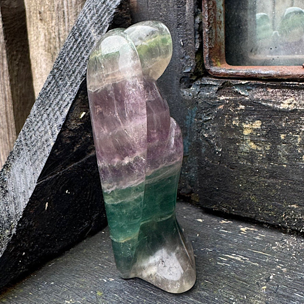 fluoriet regenboog engel gepolijst groen paars