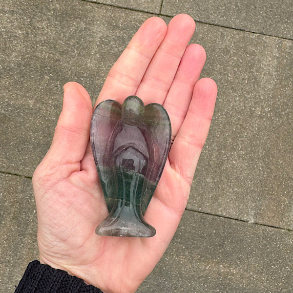 fluoriet regenboog engel gepolijst groen paars